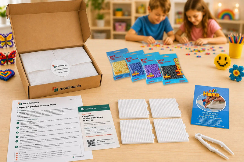 Kit complet de perles Hama Midi pour Aéromite