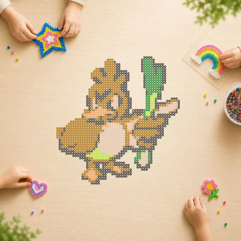 Canarticho — modèle terminé en perles Hama