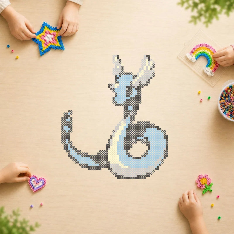 Draco — modèle terminé en perles Hama