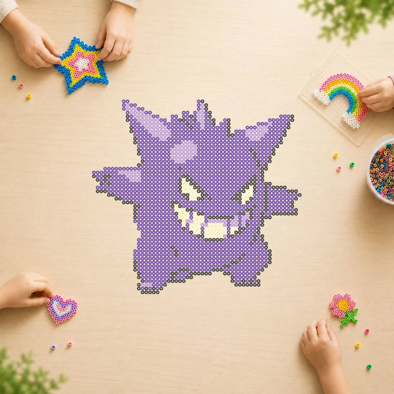 Ectoplasma — modèle terminé en perles Hama