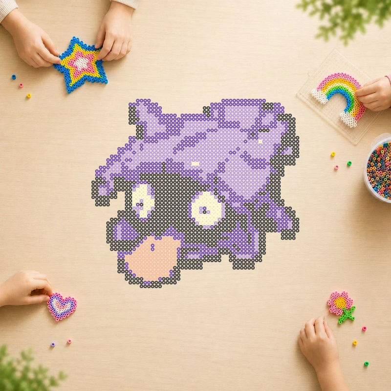 Kokiyas — modèle terminé en perles Hama