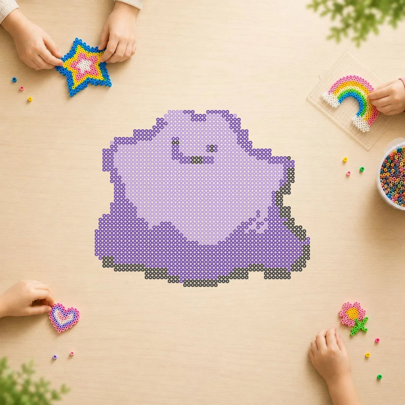 Métamorph — modèle terminé en perles Hama