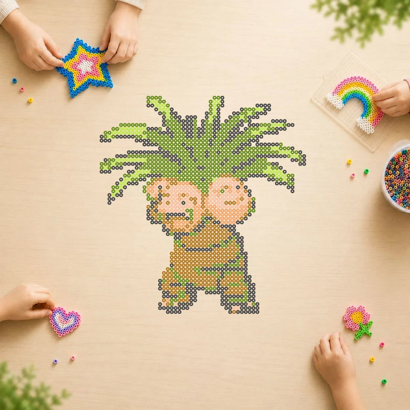 Noadkoko — modèle terminé en perles Hama