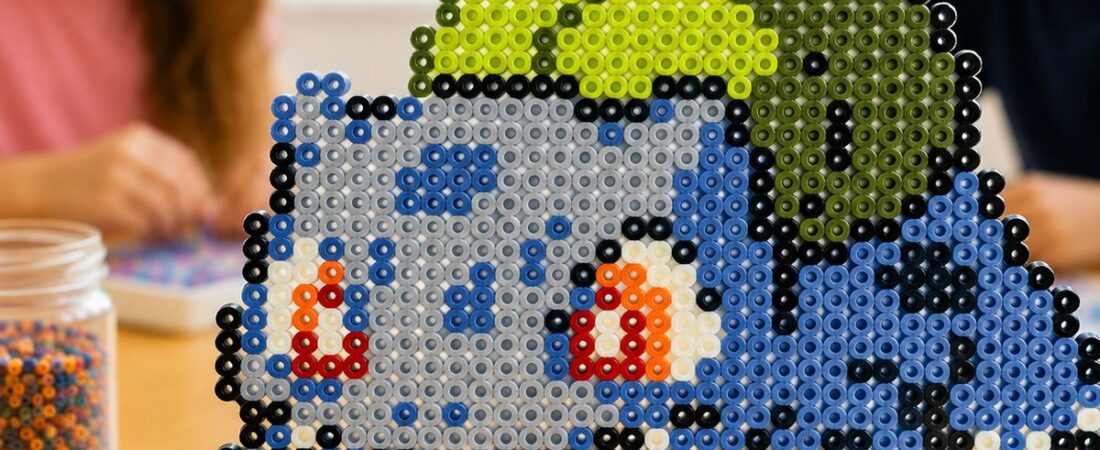 Bulbizarre en perles Hama Midi