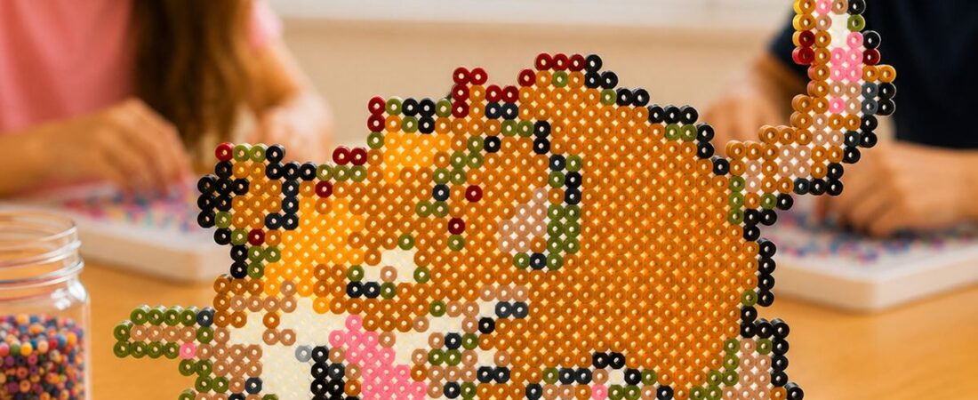 Rattatac en perles Hama Midi