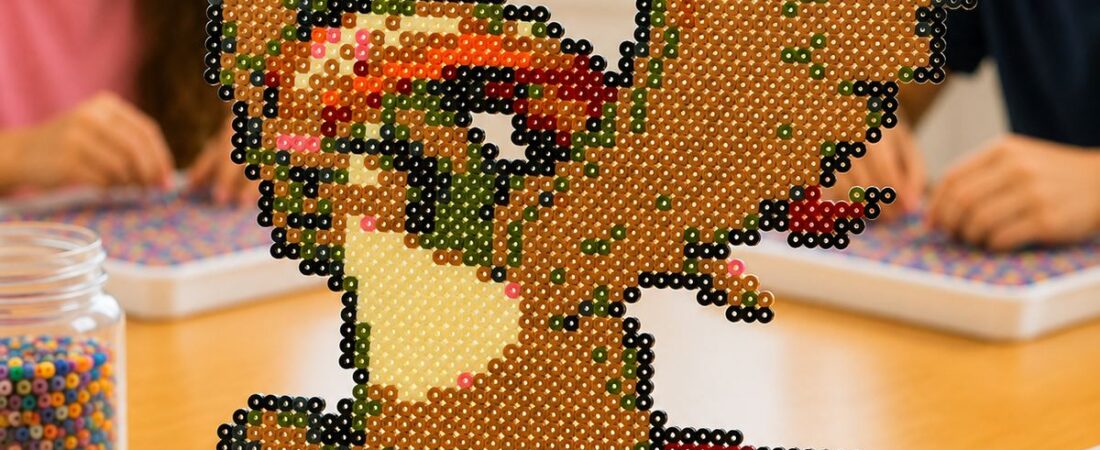 Roucarnage en perles Hama Midi