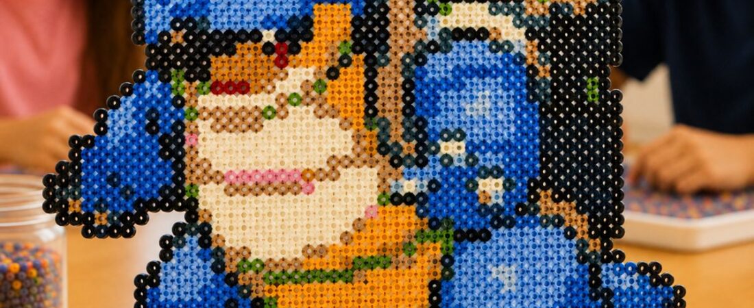 Tortank en perles Hama Midi